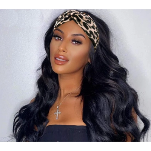 150% 180% Density Headband Wig Human Hair For Black Women With Headband Malaysian Bodywave Headband Human Hair Wigs